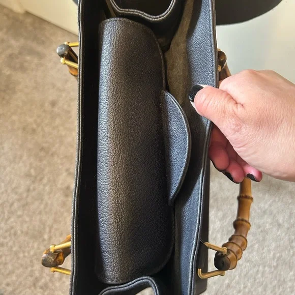 Black Gucci Diana with bamboo handles and unbranded crossbody - Picture 12 of 14